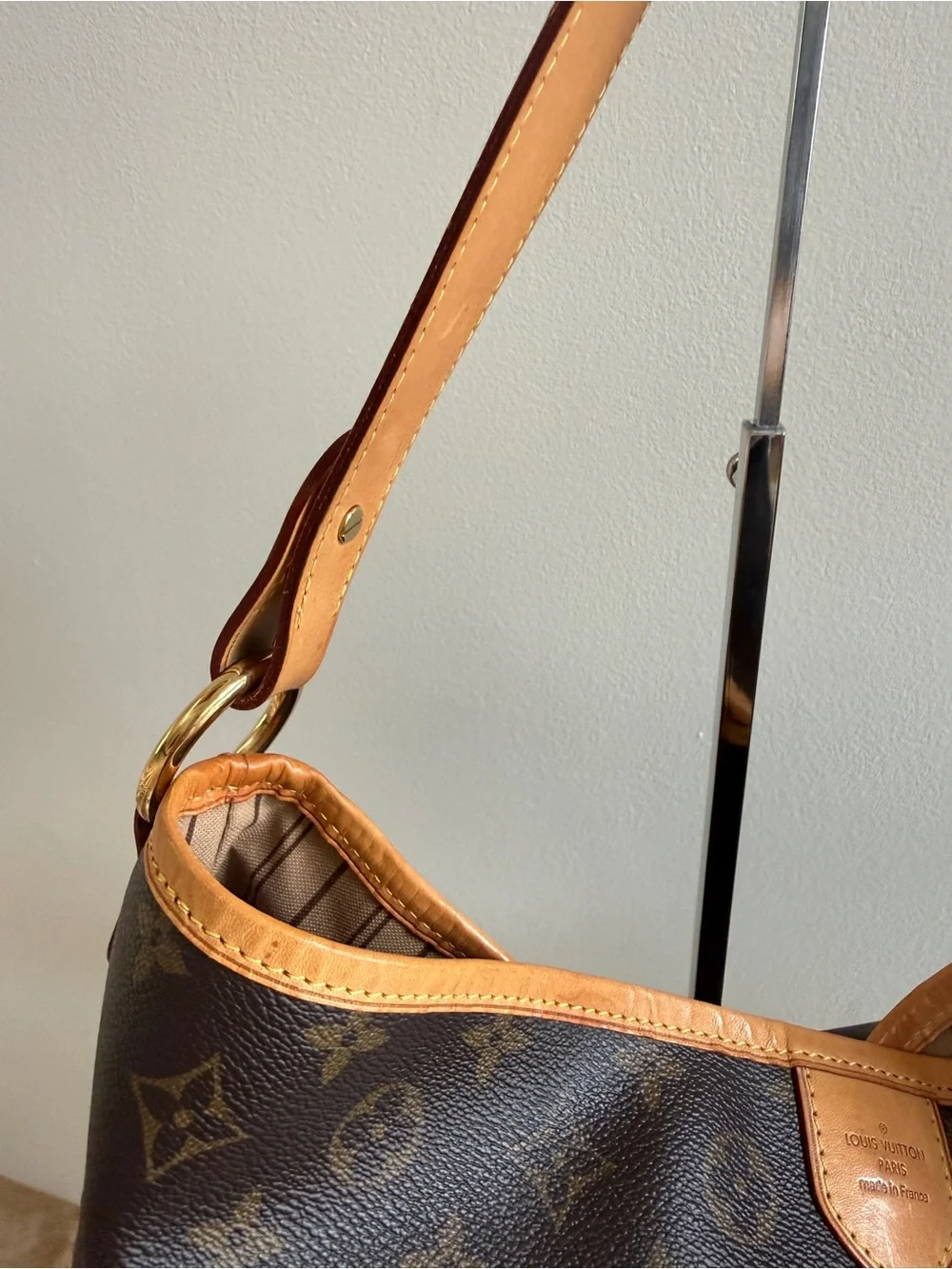 Louis Vuitton Monogram Delightful MM Canvas Bag Handbag